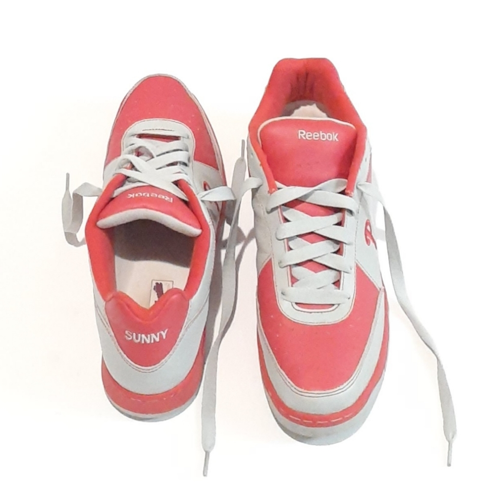 Rare Reebok Men's Sneakers Red and Gray Size 15 MLBβ